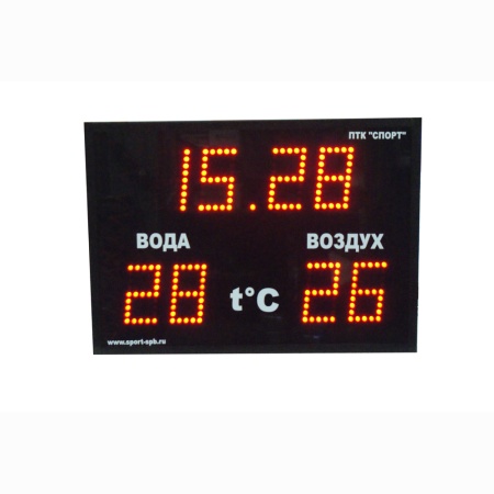 Купить Часы-термометр СТ1.16-2t для бассейна в Ступине 