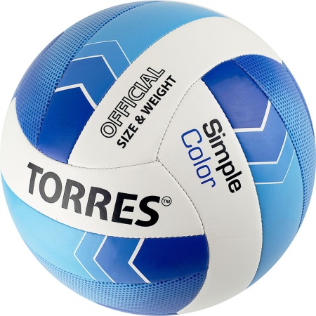 Купить Мяч волейбольный Torres Simple Color любительский р.5 в Ступине 